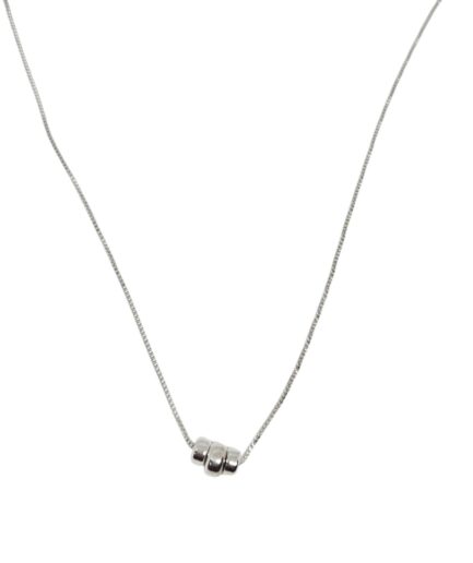 Cadena y Dije de Circulos de Plata