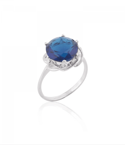 Anillo con Piedra Azul