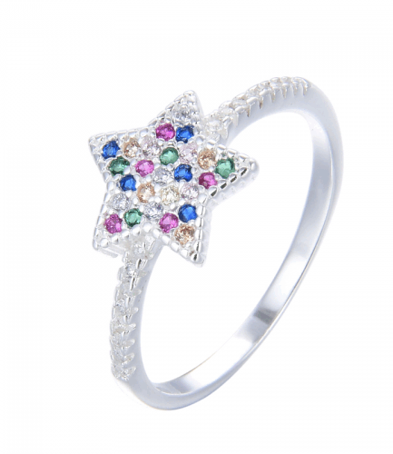 Anillo de Estrellas Multicolor