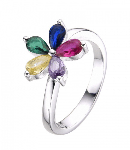 Anillo Flor Multicolor
