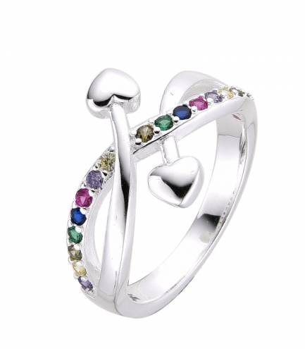 Anillo con Piedra Multicolor
