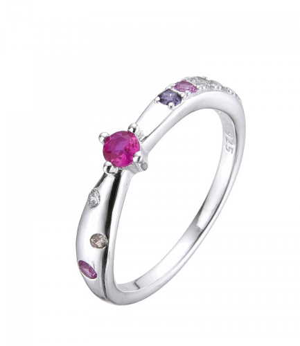 Anillo con Piedras de Colores
