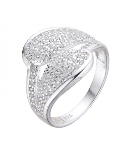 Anillo con Piedras Blancas