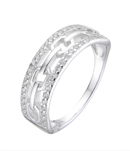 Anillos con Eslabones y Piedras