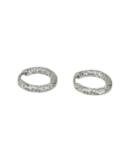 Aros Argollas con Piedras 12MM
