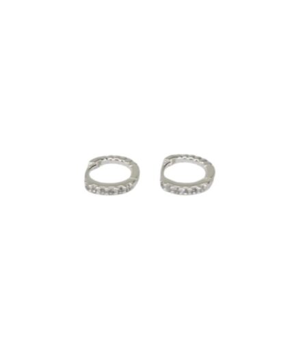 Aros Argollas con Piedra 10MM