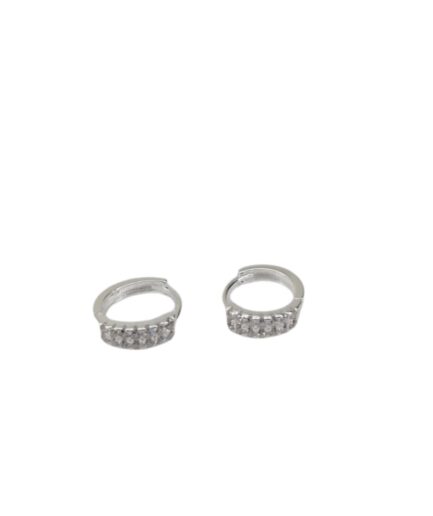 Aros Argollas con Piedra 12MM