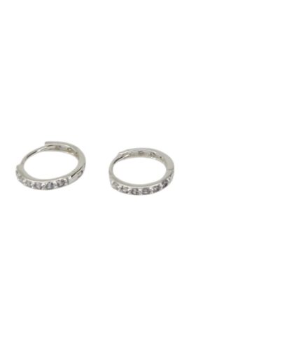 Aros Argollas con Piedras 15 MM