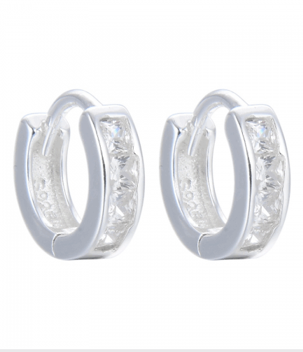 Aros Argollas con Piedras 10 MM