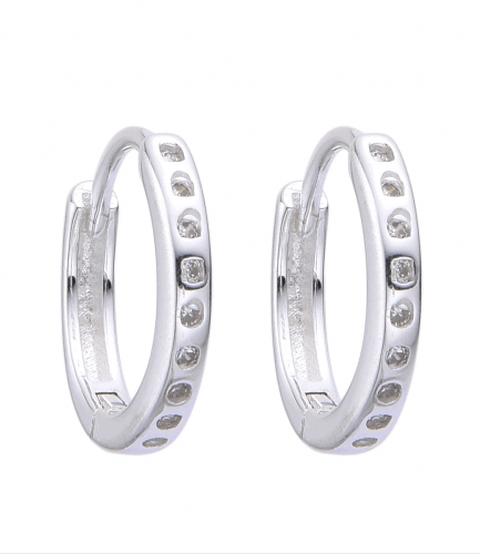 Aros Argollas con Puntos de Luz 14 MM