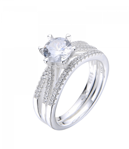 Anillo Matrimonio con Piedras