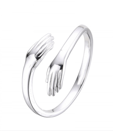 Anillo de Manitos que Abrazan