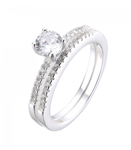 Anillo Matrimonio con Piedras