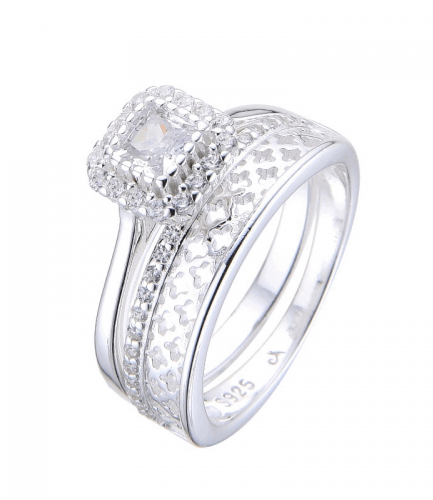 Anillo Matrimonio con Piedras