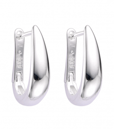 Aros Argollas Forma de Gota