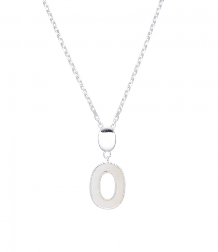 Cadena y Dije con Nacar y Plata