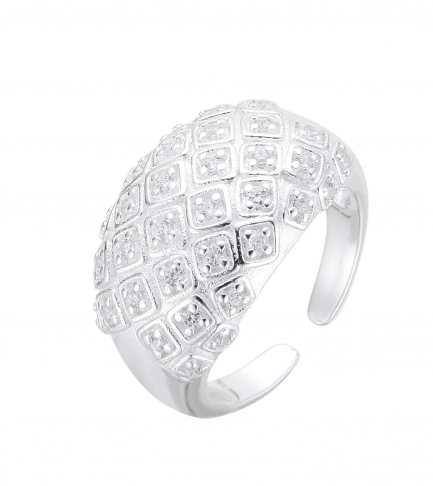 Anillo Ajustable con Piedras