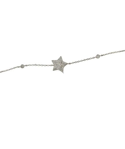 Pulsera de Estrella con Piedra y Punto de Luz