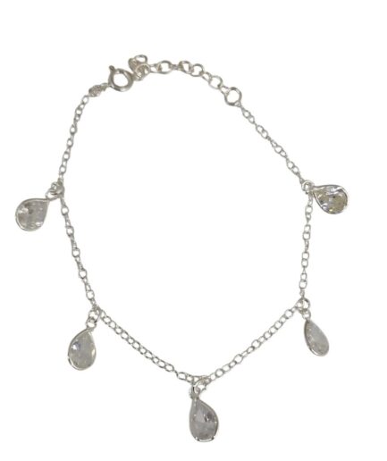 Pulsera con Dijes Gota con Piedras