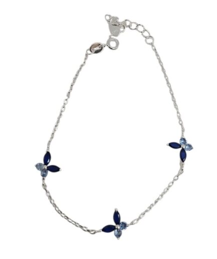 Pulsera con Mariposas Azules