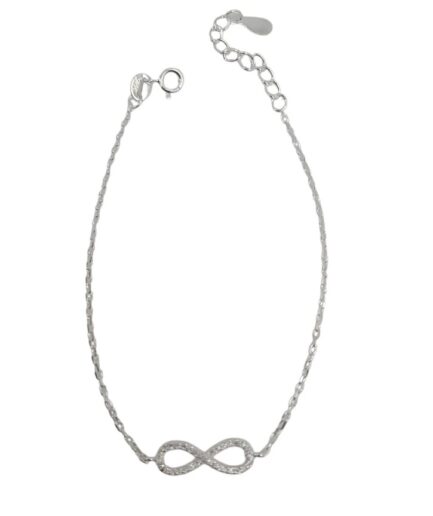 Pulsera de Infinito con Piedras en el centro